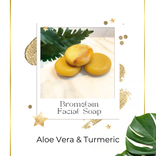 Bromelain Face Soap - Aloe Vera & Turmeric