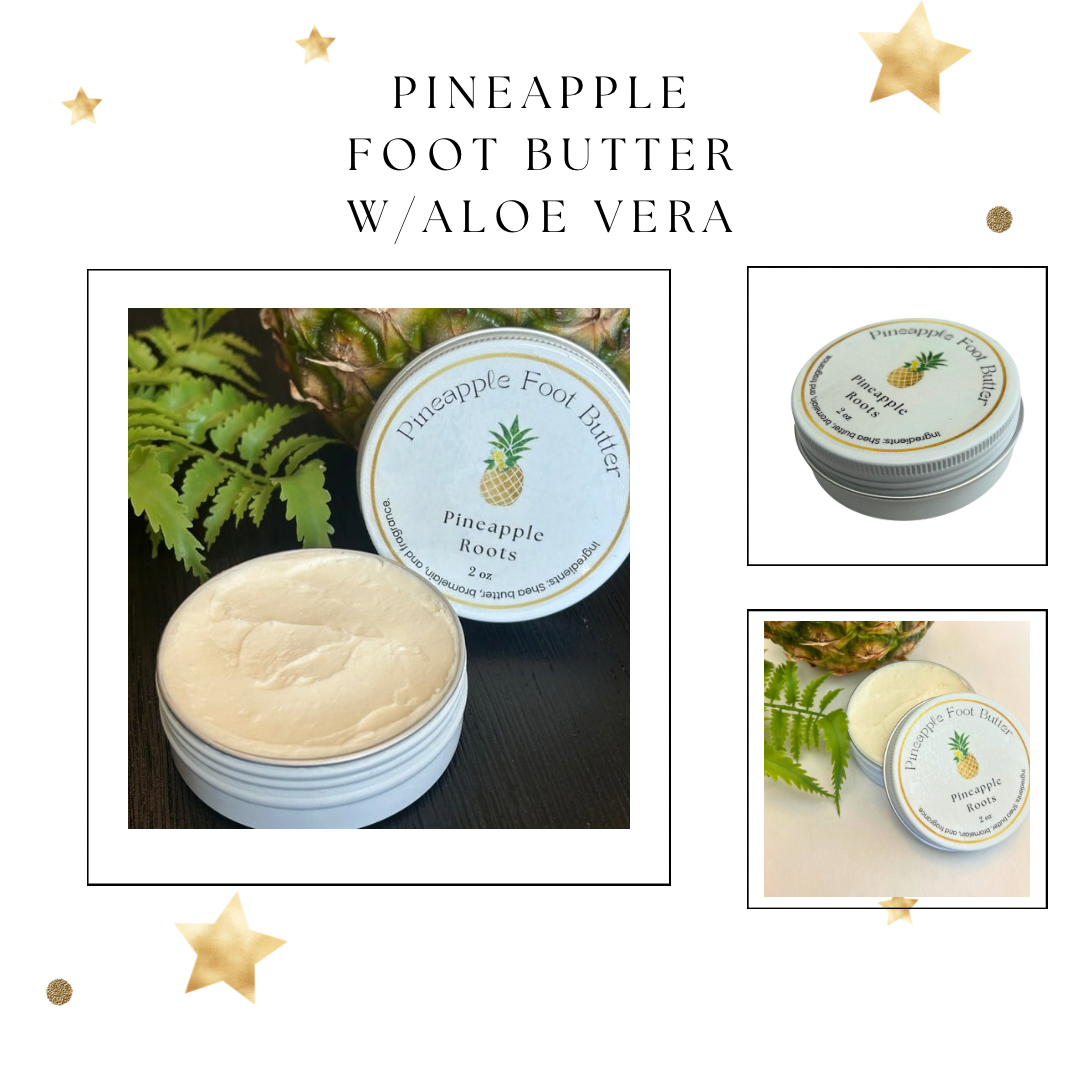 Pineapple Foot Butter w/Aloe Vera 2oz